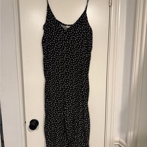 Elegant Black Floral Women's Jumpsuit